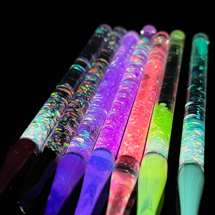 Chisel Tip Opal Glitter Dabbers Accessory Beezy Glass   