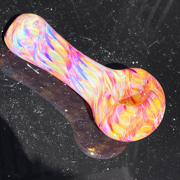 Multi-colored Purple Pipe Glass Pipe Jedi Glassworks   