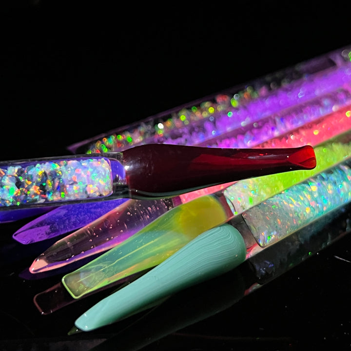 Chisel Tip Opal Glitter Dabbers Accessory Beezy Glass   