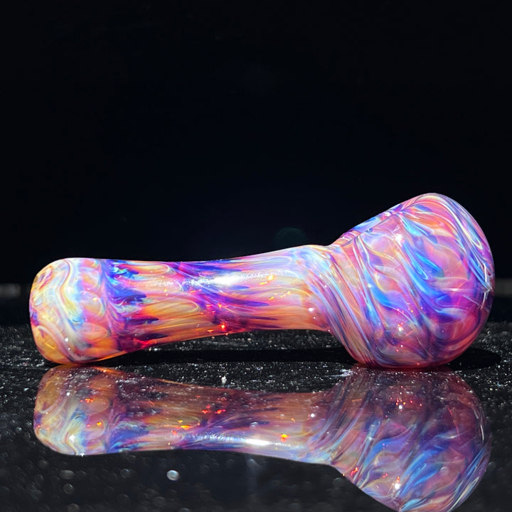 Multi-colored Purple Pipe Glass Pipe Jedi Glassworks   