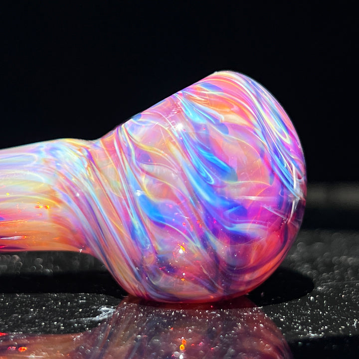 Multi-colored Purple Pipe Glass Pipe Jedi Glassworks   