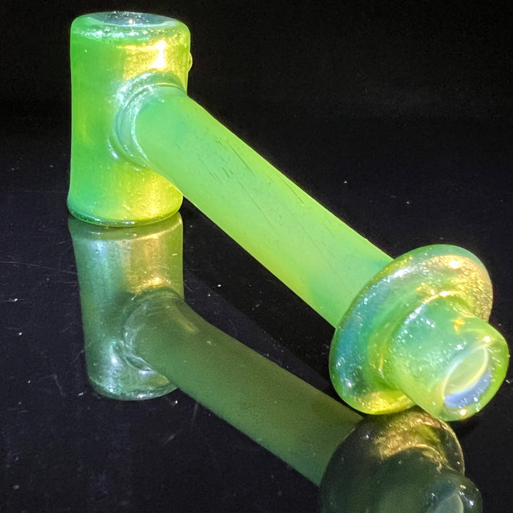 Green Stardust Ghost Hash Hammer Glass Pipe KOP Glass   