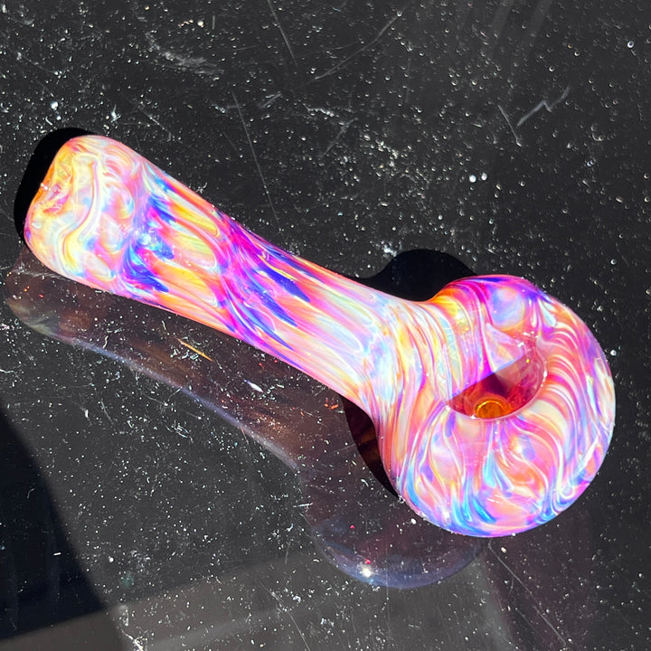 Multi-colored Purple Pipe Glass Pipe Jedi Glassworks   