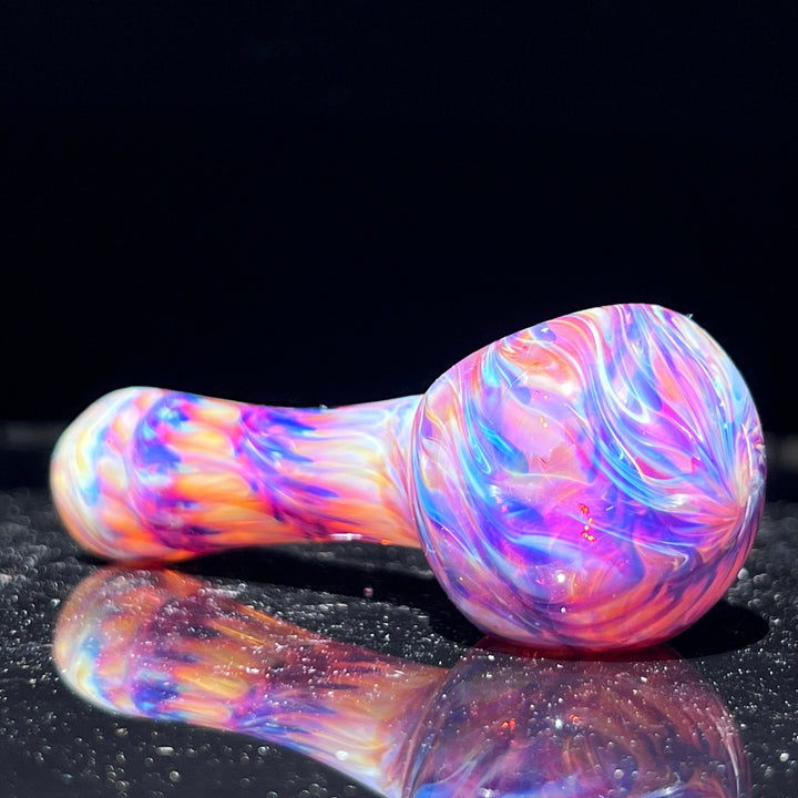 Multi-colored Purple Pipe Glass Pipe Jedi Glassworks   