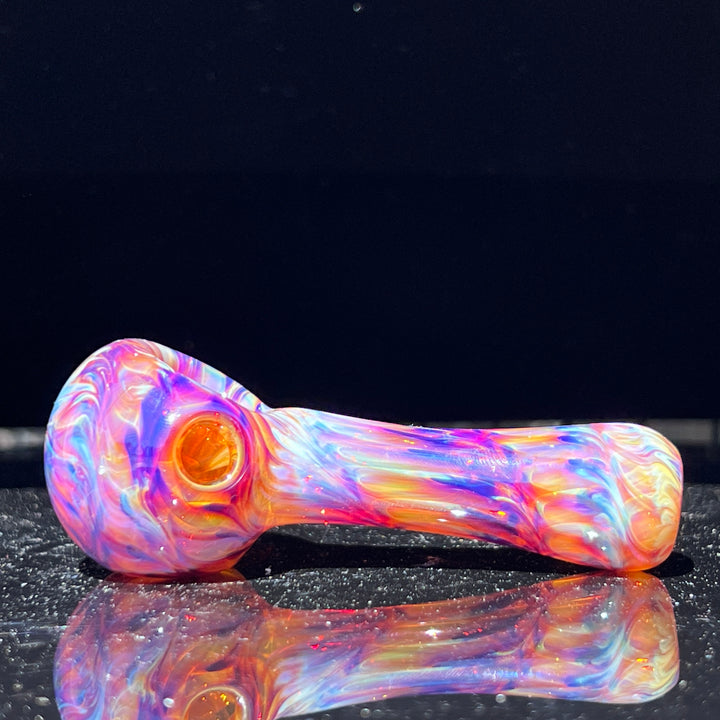 Multi-colored Purple Pipe Glass Pipe Jedi Glassworks   