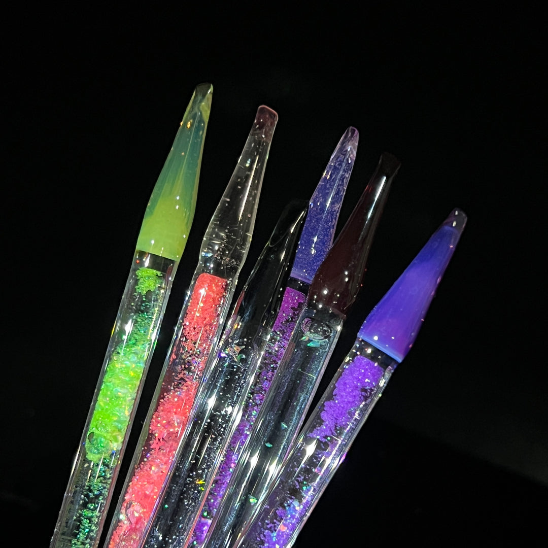 Chisel Tip Opal Glitter Dabbers Accessory Beezy Glass   