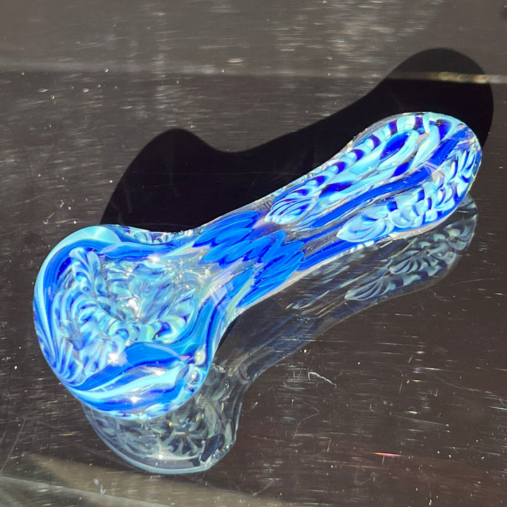 Color Inside Out Spoon Glass Pipe Tiny Mike   