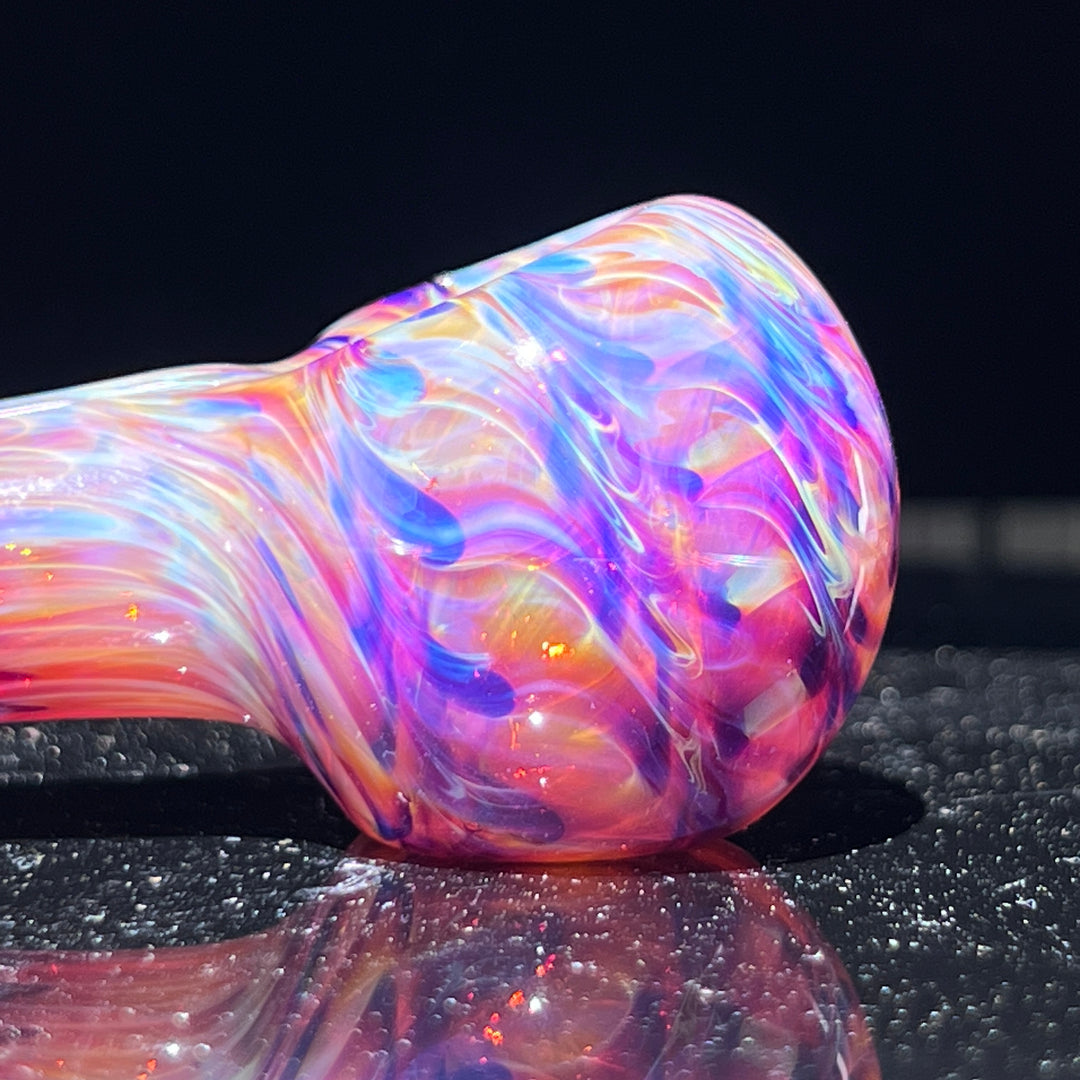 Multi-colored Purple Pipe Glass Pipe Jedi Glassworks   