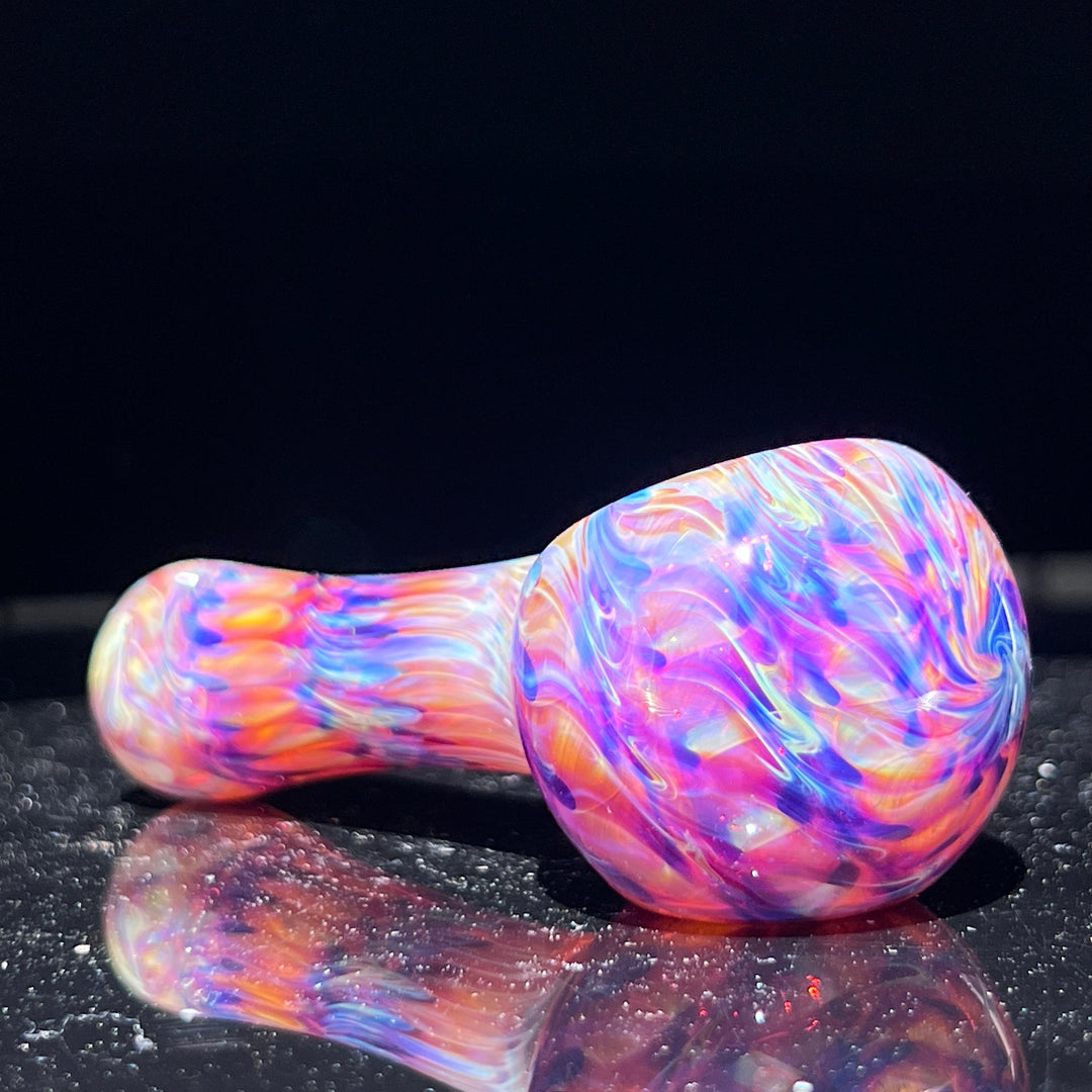 Multi-colored Purple Pipe Glass Pipe Jedi Glassworks   