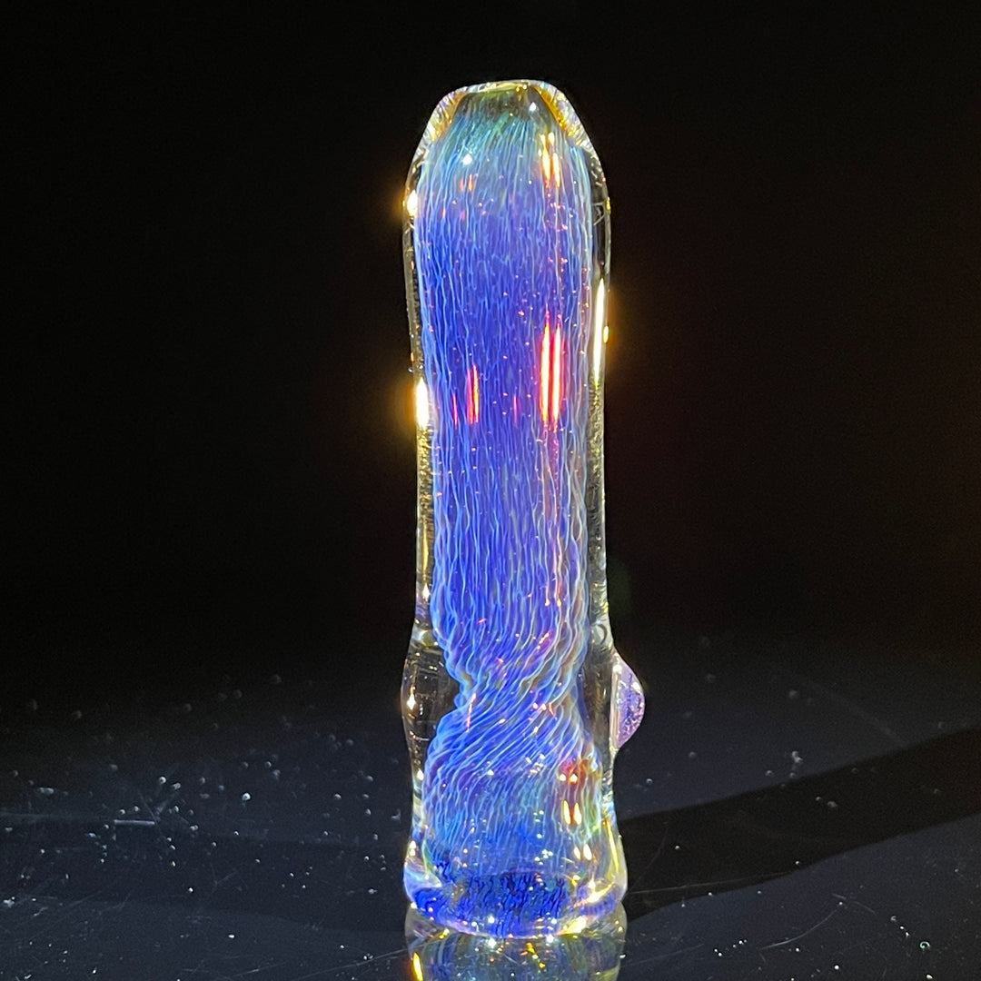 Thick Purple Chillum Glass Pipe Chuck Glass   