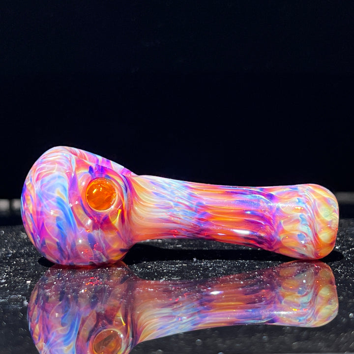 Multi-colored Purple Pipe Glass Pipe Jedi Glassworks   