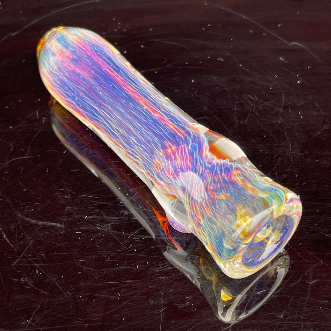 Thick Purple Chillum Glass Pipe Chuck Glass   