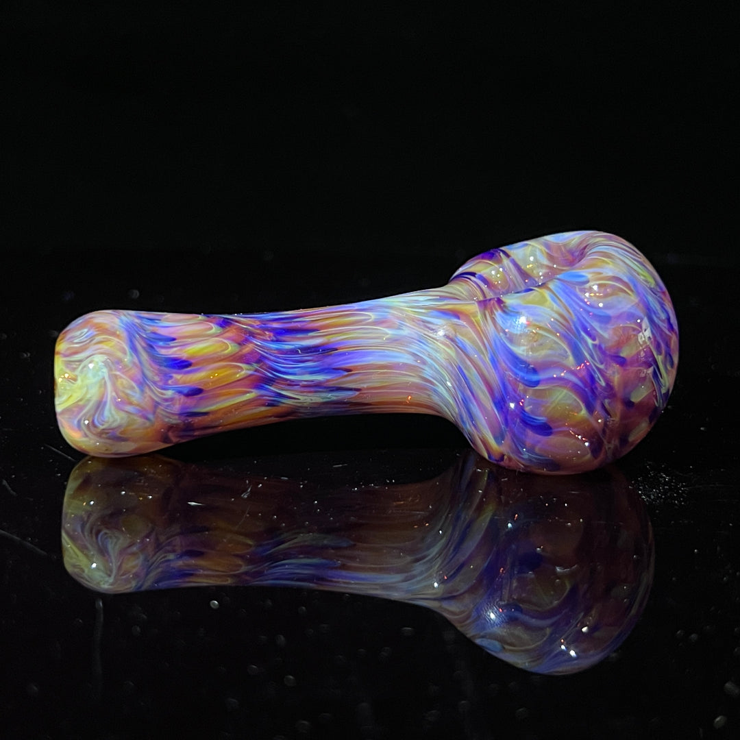 Multi-colored Purple Pipe Glass Pipe Jedi Glassworks   