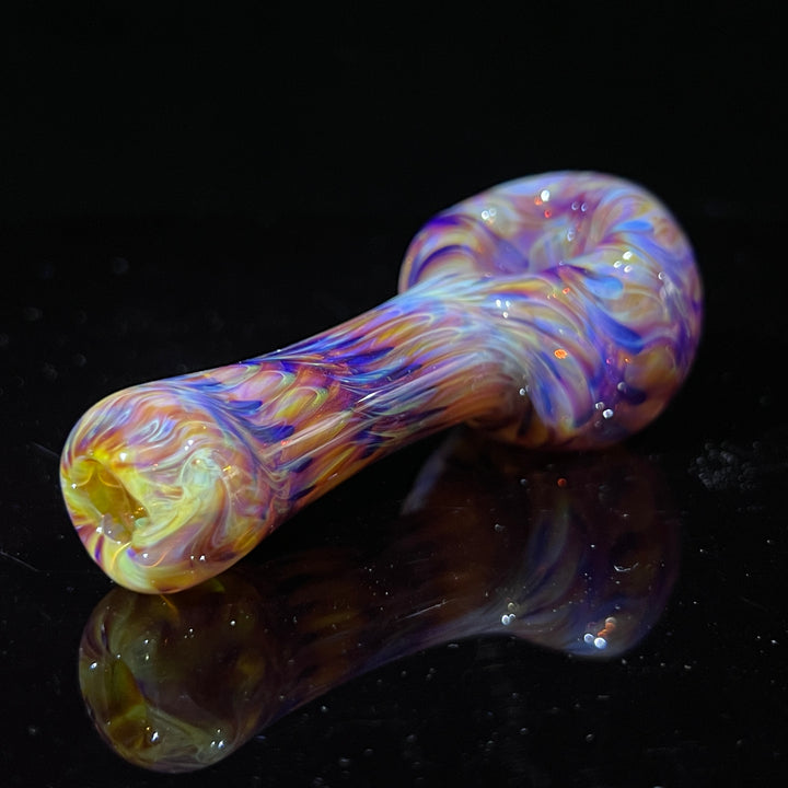 Multi-colored Purple Pipe Glass Pipe Jedi Glassworks   