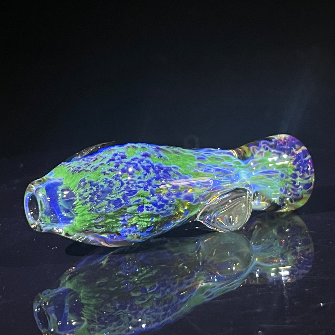 Purple Haze Sparkle Chillum Glass Pipe Tako Glass   