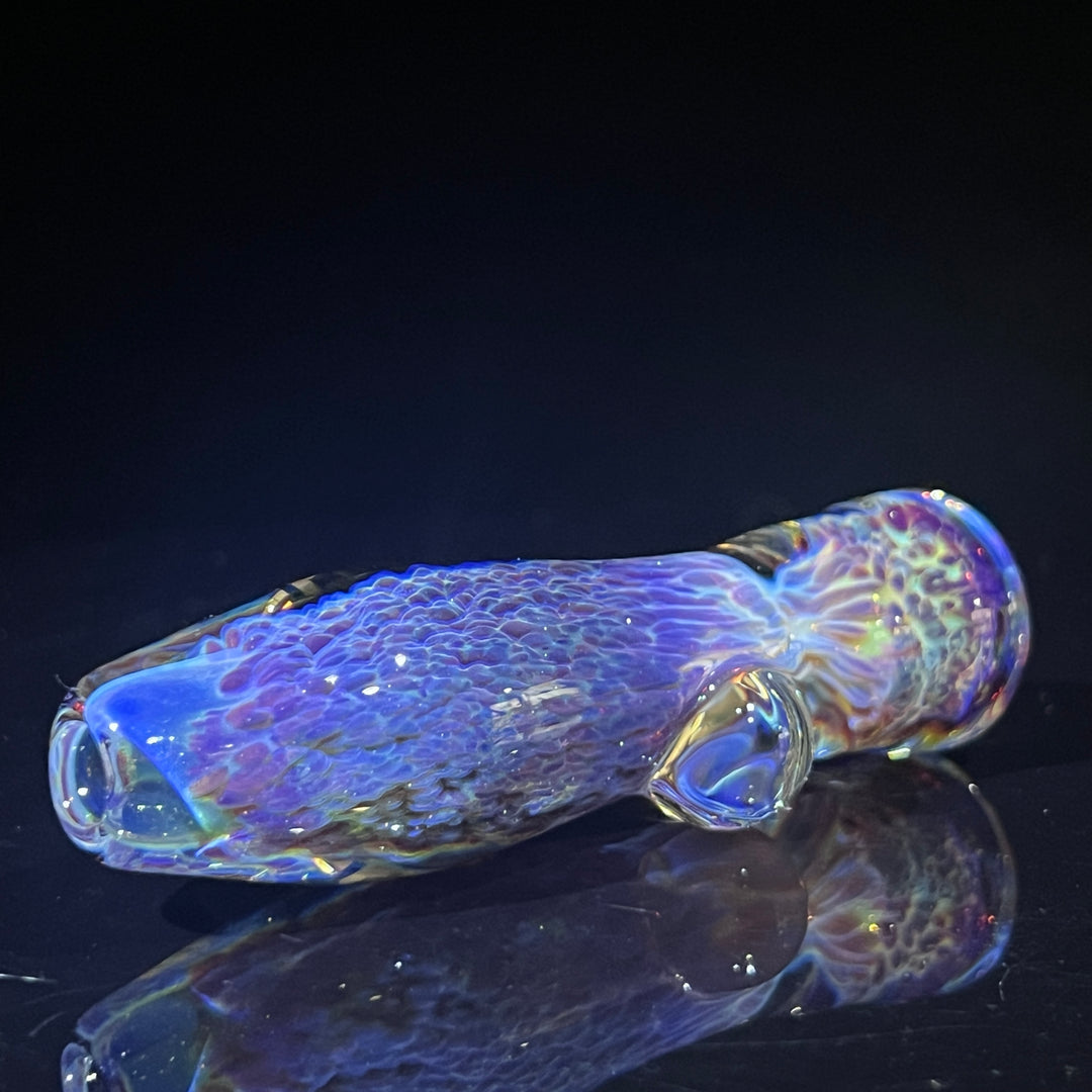 Purple Nebula Chillum Glass Pipe Tako Glass   