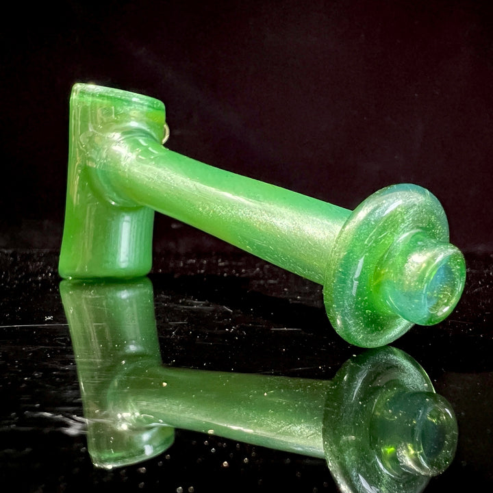 Green Stardust Ghost Hash Hammer Glass Pipe KOP Glass   