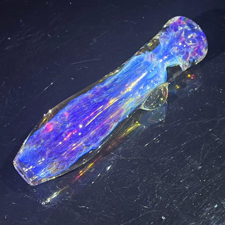 Purple Ghost Chillum Glass Pipe Tako Glass   