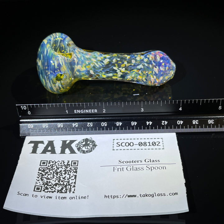 Frit Glass Spoon Glass Pipe Scooters Glass