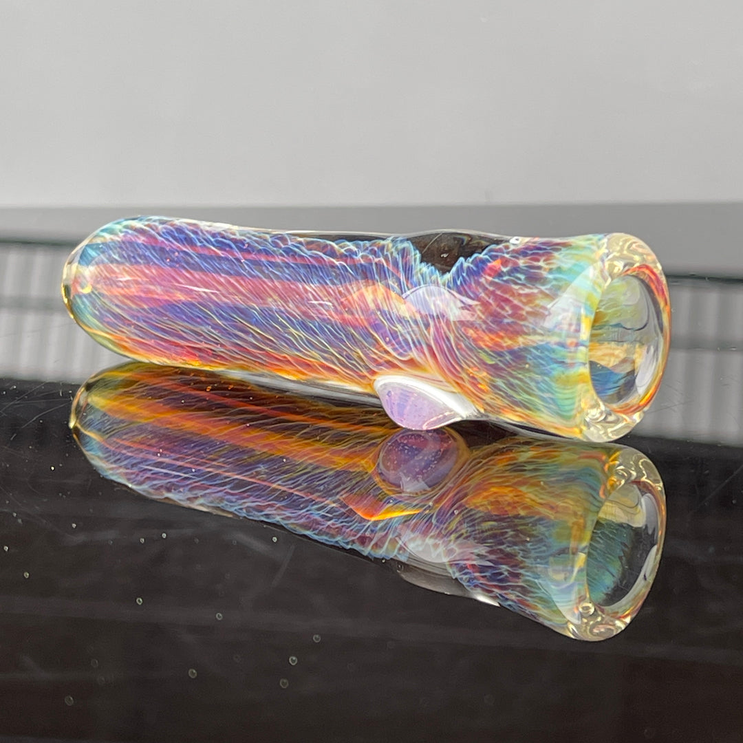 Thick Purple Chillum Glass Pipe Chuck Glass   