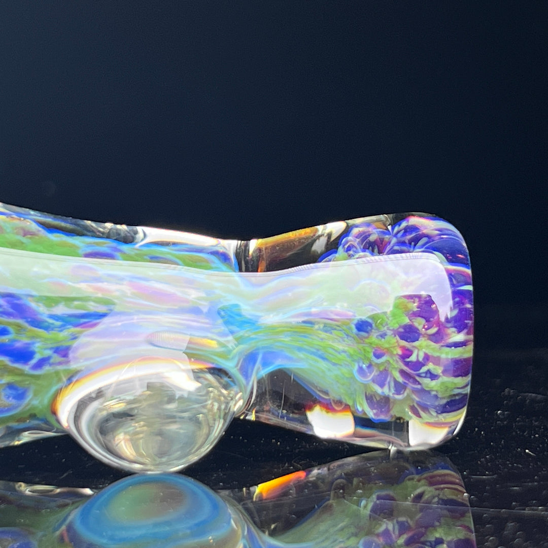 Purple Haze Sparkle Chillum Glass Pipe Tako Glass   