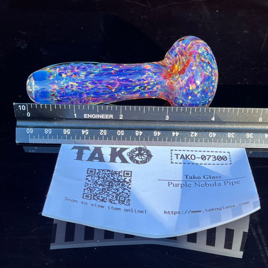 Purple Nebula Dichro Pipe Glass Pipe Tako Glass