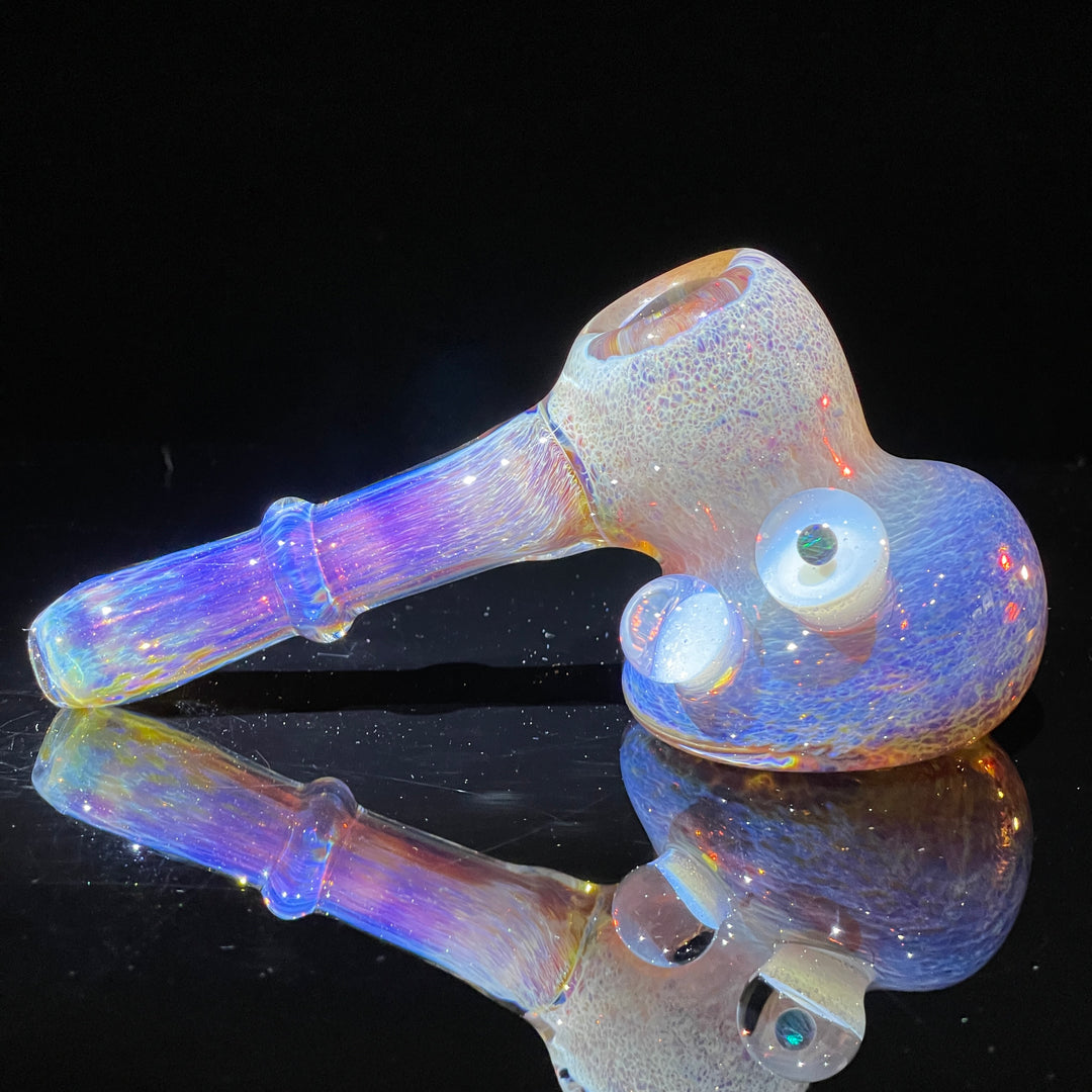 Purple Nebula Black Planet Opal Hammer Glass Pipe Tako Glass   