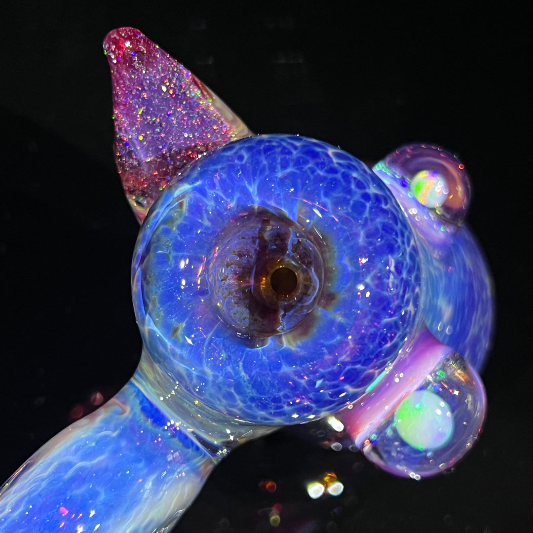 Purple Nebula Telemagenta Opal Cropal Hammer Glass Pipe Tako Glass   