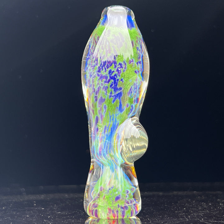 Purple Haze Sparkle Chillum Glass Pipe Tako Glass   