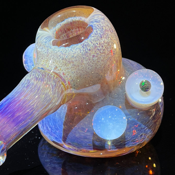 Purple Nebula Black Planet Opal Hammer Glass Pipe Tako Glass   