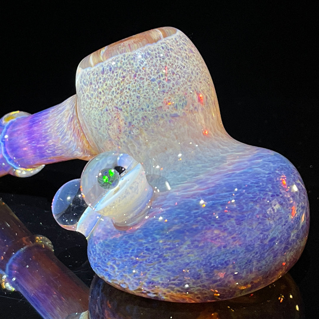 Purple Nebula Black Planet Opal Hammer Glass Pipe Tako Glass   