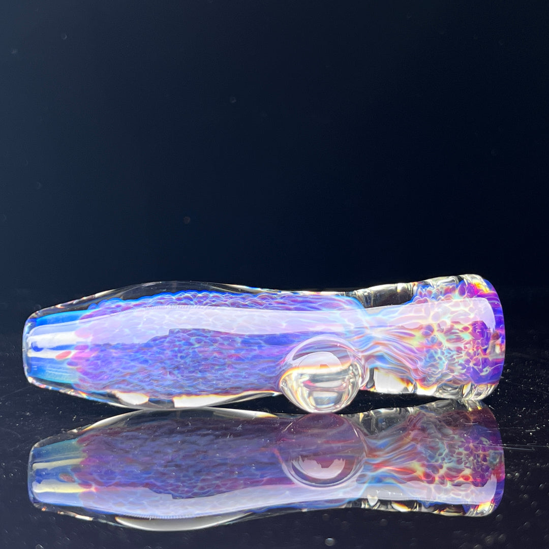 Purple Nebula Chillum Glass Pipe Tako Glass   