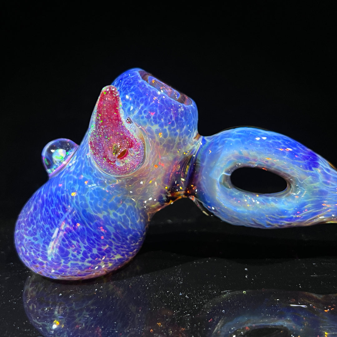 Purple Nebula Telemagenta Opal Cropal Hammer Glass Pipe Tako Glass   