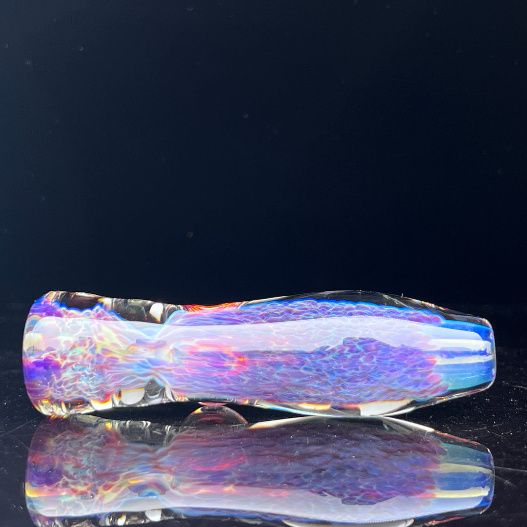 Purple Nebula Chillum Glass Pipe Tako Glass   