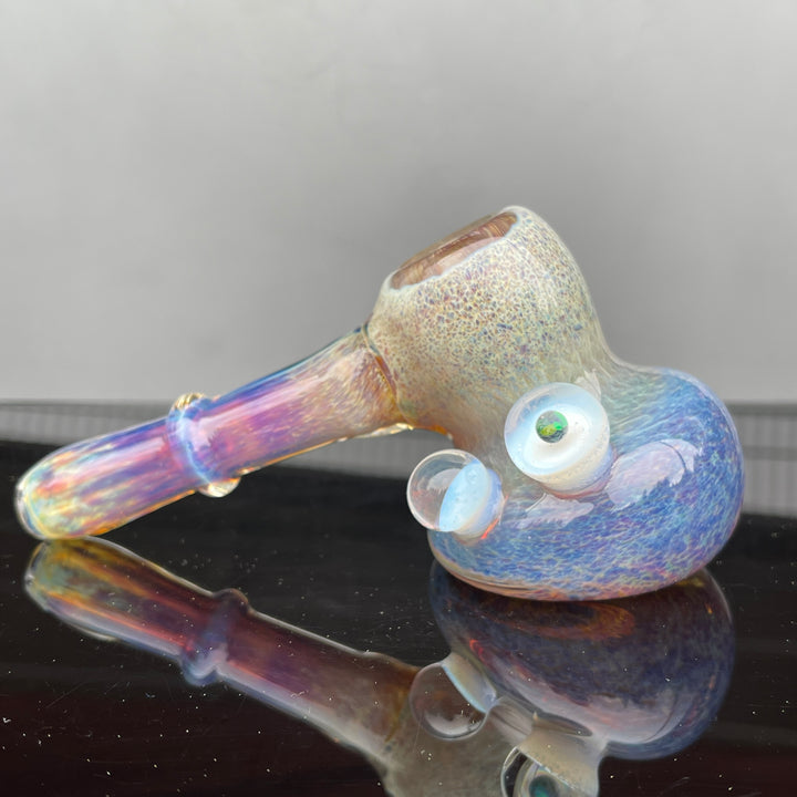 Purple Nebula Black Planet Opal Hammer Glass Pipe Tako Glass   