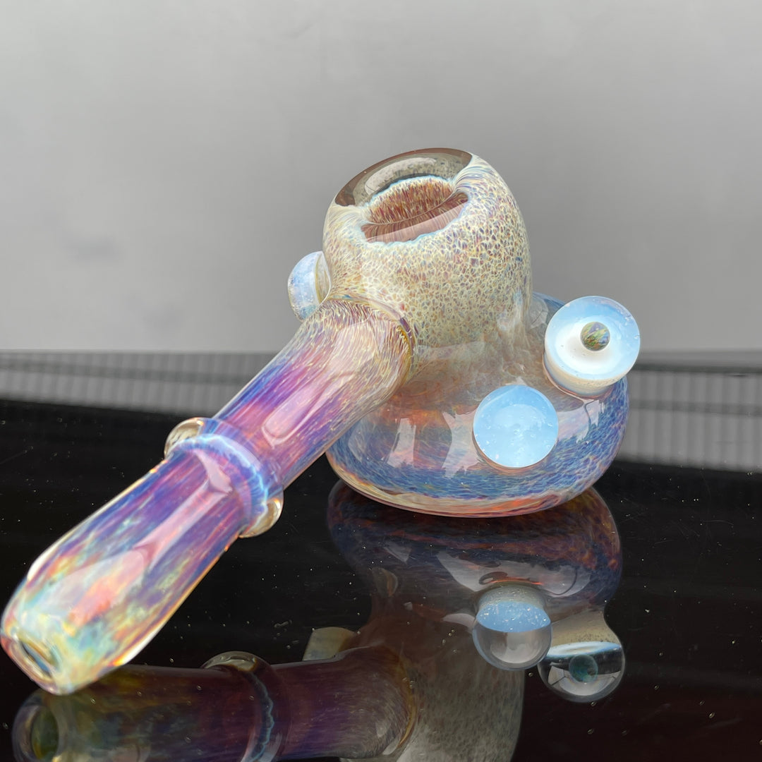 Purple Nebula Black Planet Opal Hammer Glass Pipe Tako Glass   