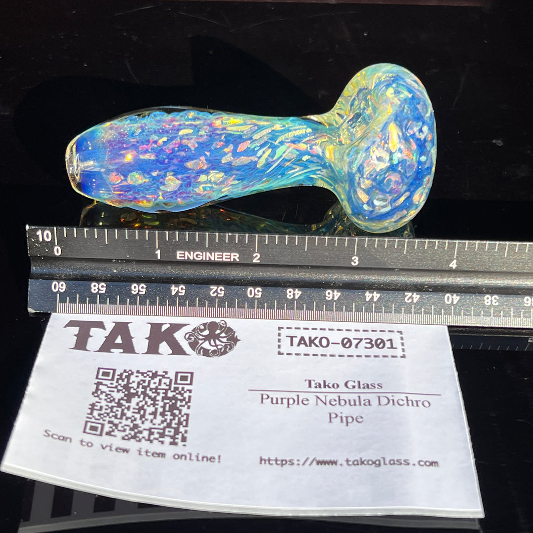 Purple Nebula Dichro Pipe Glass Pipe Tako Glass