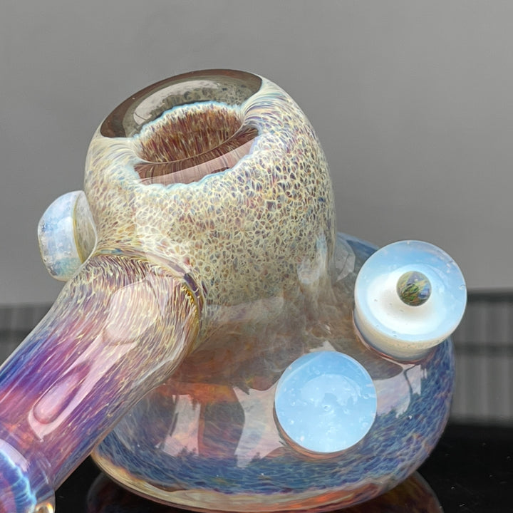 Purple Nebula Black Planet Opal Hammer Glass Pipe Tako Glass   