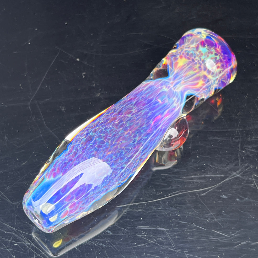 Purple Nebula Chillum Glass Pipe Tako Glass   