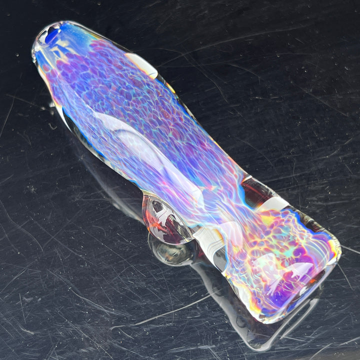 Purple Nebula Chillum Glass Pipe Tako Glass   