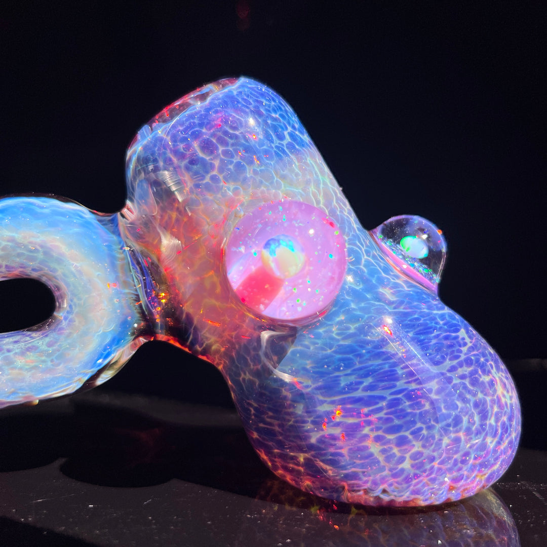 Purple Nebula Telemagenta Opal Cropal Hammer Glass Pipe Tako Glass   