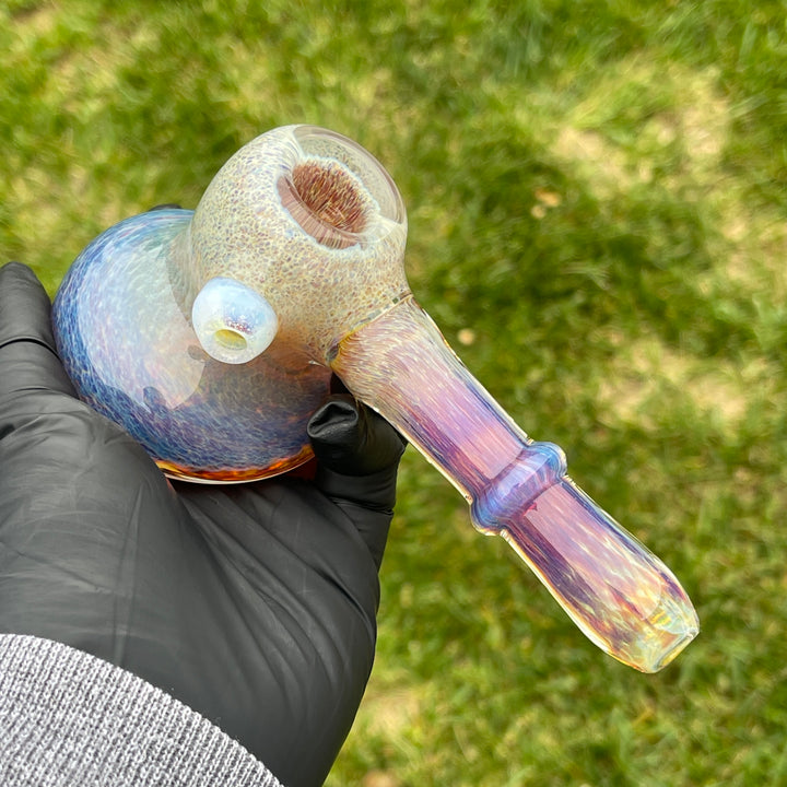 Purple Nebula Black Planet Opal Hammer Glass Pipe Tako Glass   