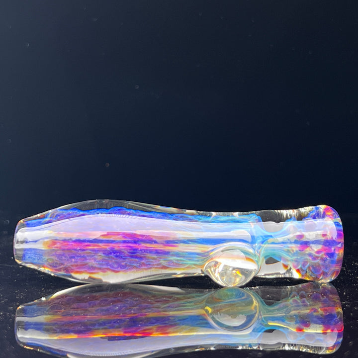 Purple Ghost Chillum Glass Pipe Tako Glass   