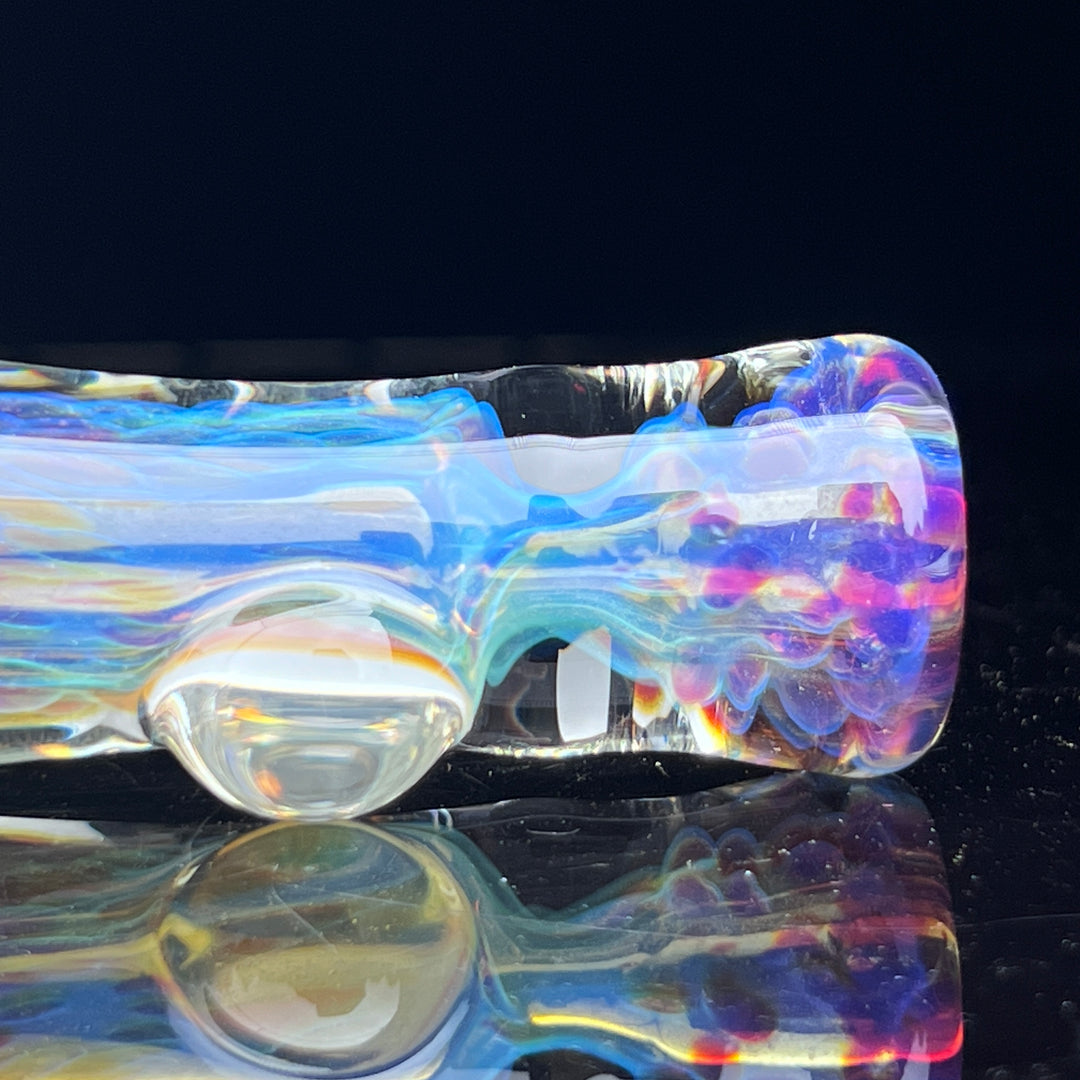 Purple Ghost Chillum Glass Pipe Tako Glass   