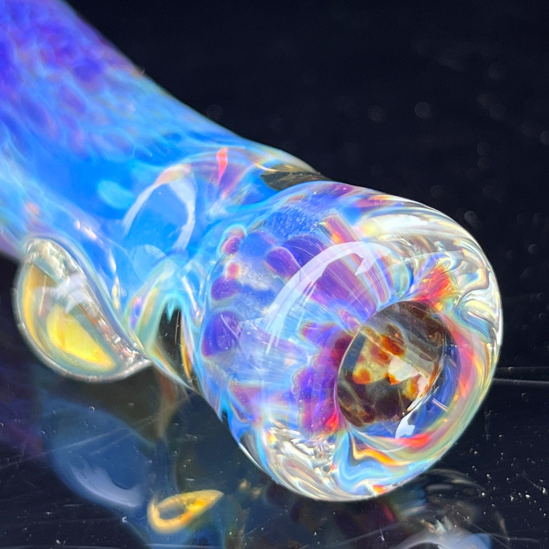 Purple Ghost Chillum Glass Pipe Tako Glass   