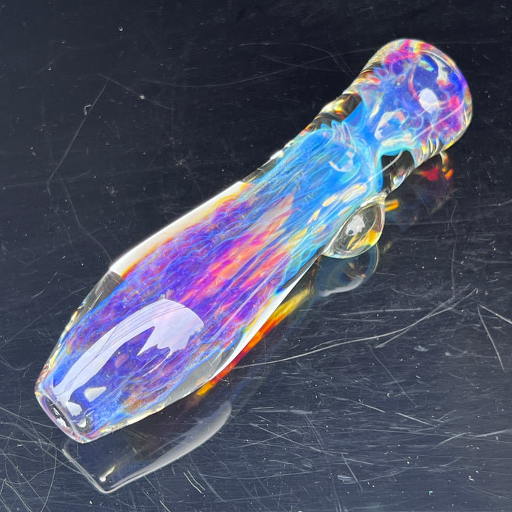 Purple Ghost Chillum Glass Pipe Tako Glass   