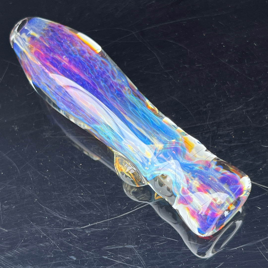 Purple Ghost Chillum Glass Pipe Tako Glass   