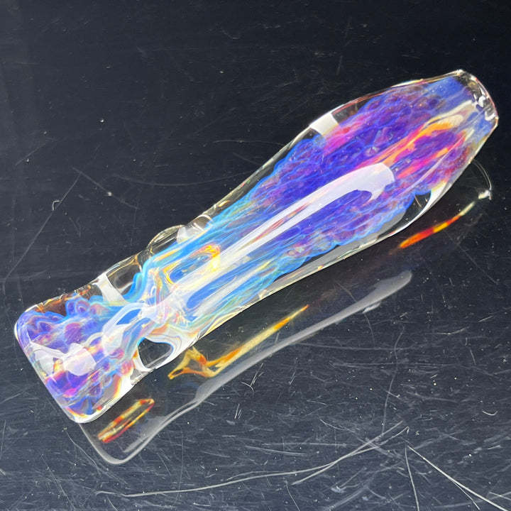 Purple Ghost Chillum Glass Pipe Tako Glass   