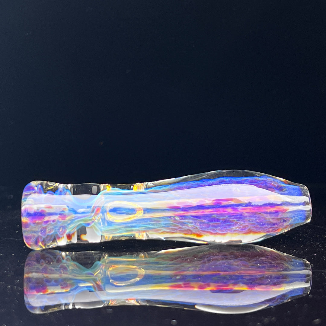 Purple Ghost Chillum Glass Pipe Tako Glass   