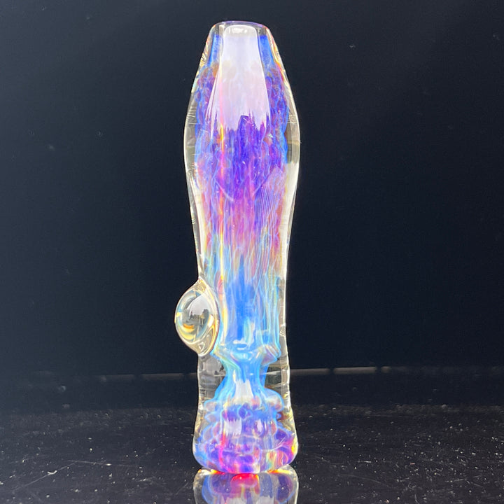 Purple Ghost Chillum Glass Pipe Tako Glass   